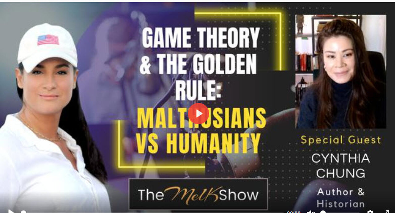 Mel K & Cynthia Chung | Game Theory & The Golden Rule: Malthusians vs Humanity | 1-1-24
