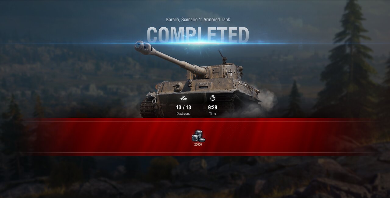 World of Tanks_Topograghy Battles Episode Karelia_Scene-1_Armored Tank