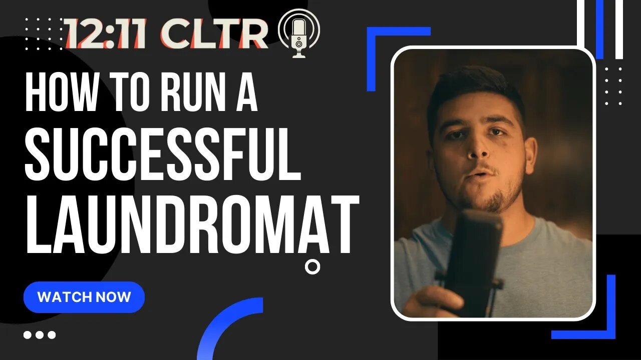 How to run a successful laundromat as an investment // 12:11 CLTR POD EP.002 with Jason Utash