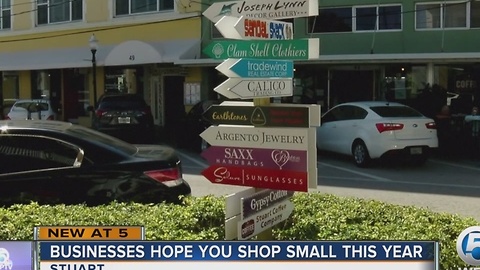 Businesses hope you shop small this year