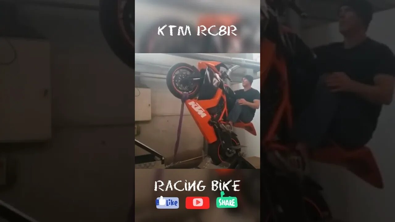 KTM RC8R Wheelie #viral #sportsbike #shorts #foryou