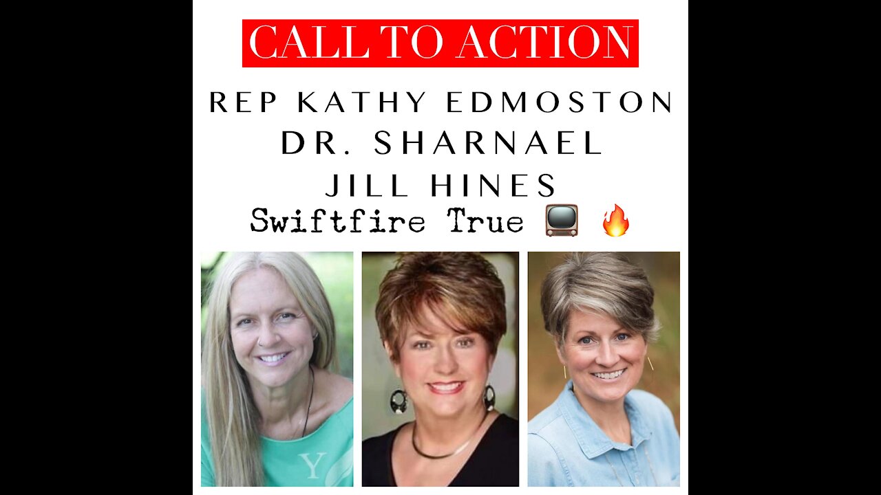 My Body My Choice Rep Kathy Edmonston Dr Sharnael SUBSCRIBE NOW www.swiftfire.org