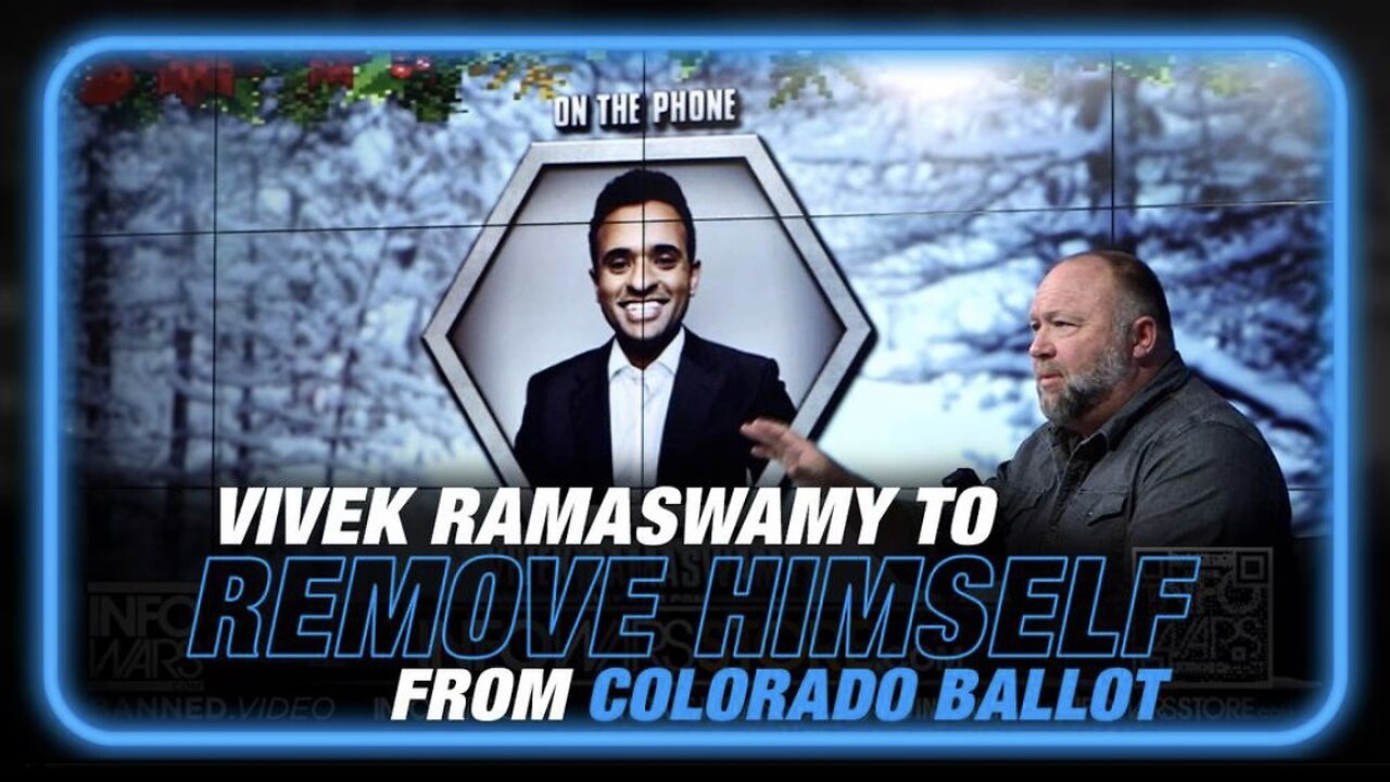 Vivek Ramaswamy on President Trump Being Removed From 2024 Colorado Ballot—Vows to Remove Himself From the Colorado Ballot Until Trump is Put Back, and Urges all Republican Candidates to do the Same!