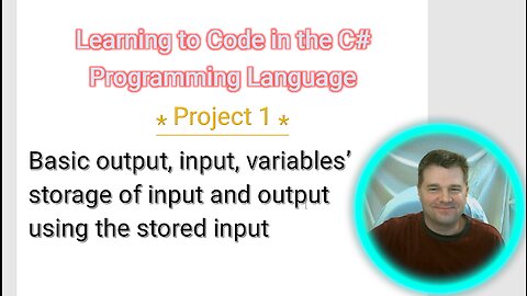 Learning C# Project 1