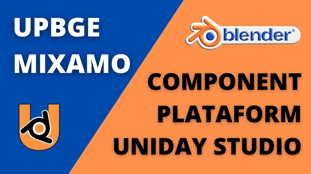 UPBGE E MIXAMO - COMPONENT PLATAFORM UNIDAY STUDIO