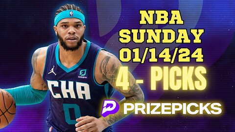 #PRIZEPICKS | BEST PICKS FOR #NBA SUNDAY | 01/14/24 | PROP BETS | #BESTBETS | #BASKETBALL | TODAY