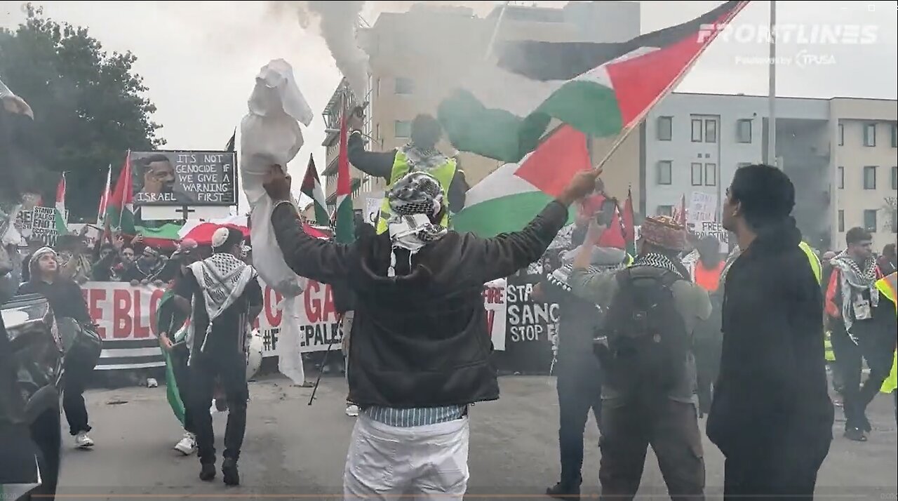 Earlier today the State Capital of Texas was taken over by these Hamas SAVAGES!