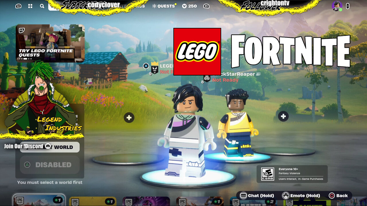 🔴LIVE ⚡️ Making Our Own World ⚡️ Lego World ⚡️ Fortnite