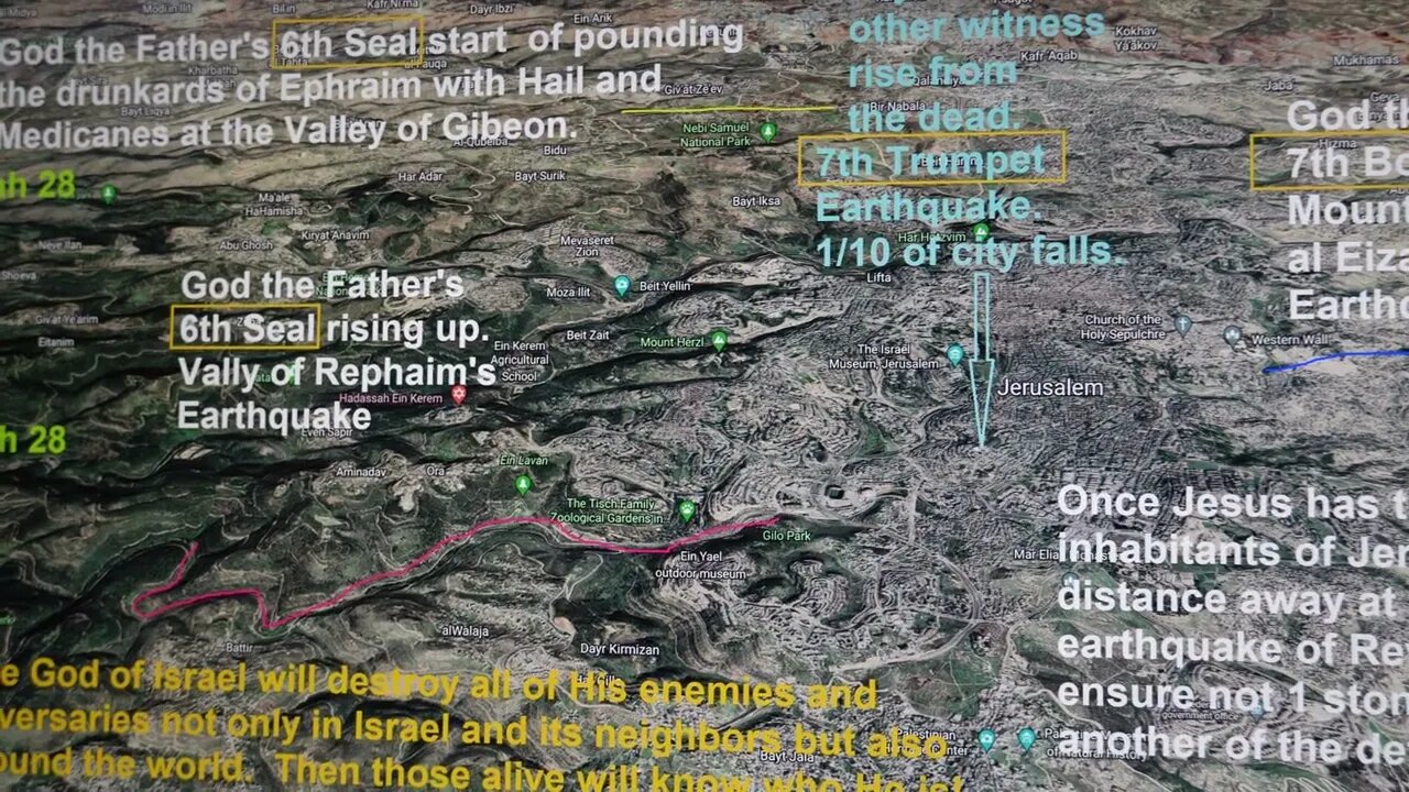 day of the Lord's Jerusalem earthquakes