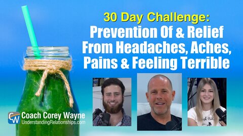 Prevention Of & Relief From Headaches, Aches, Pains & Feeling Terrible: 30 Day Challenge