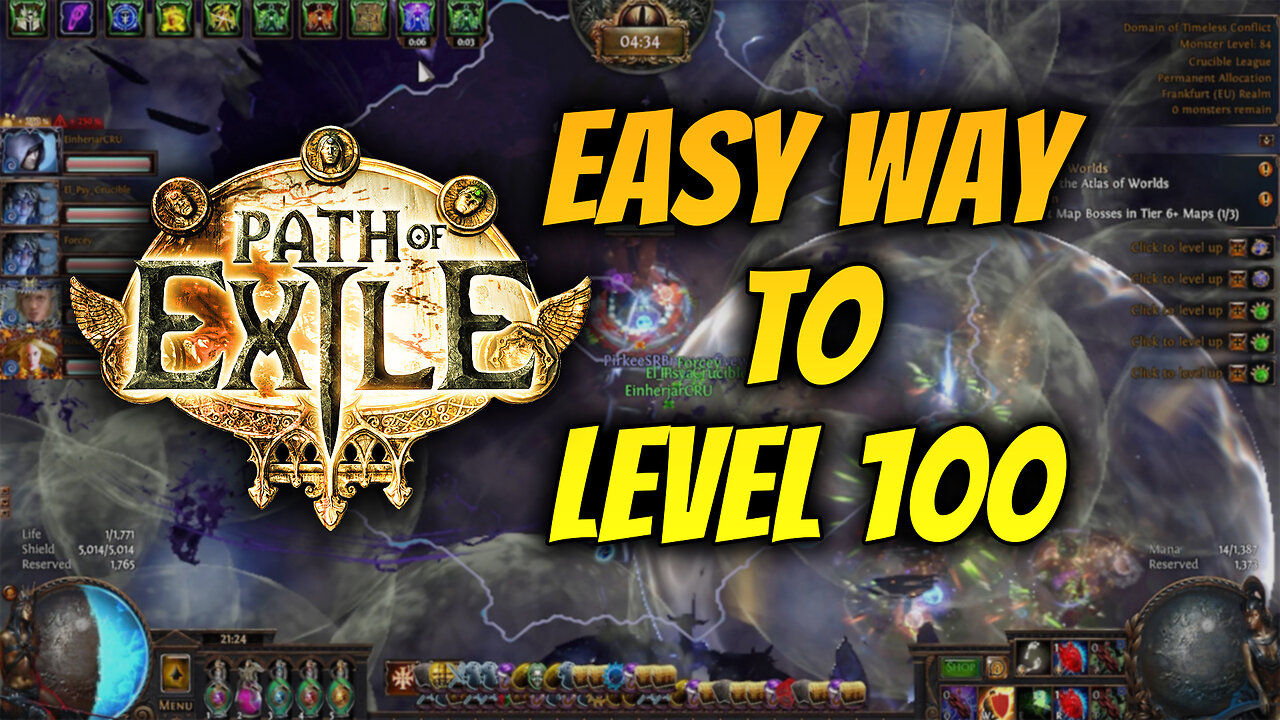 PoE - How to get level 100 cheap and easy - 5 Way Legion