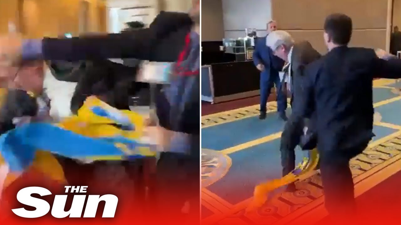 Scuffle between Ukrainian and Russian diplomats