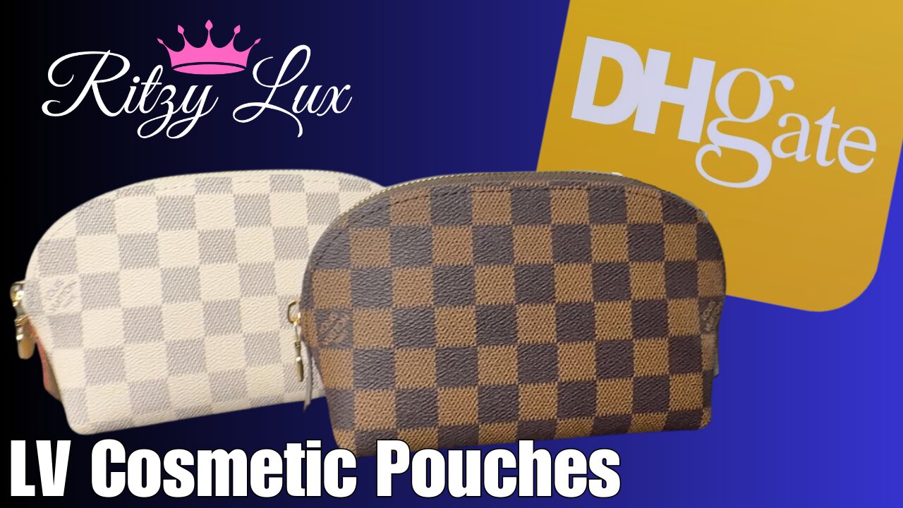 Nice DHGATE LV Cosmetic Pouch DUPES w/ Link in Description