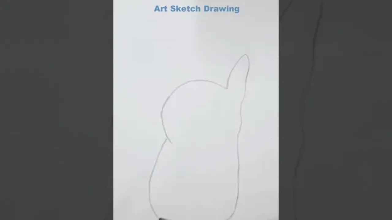 Pikachu Pencil Drawing Shorts-1 #drawingshorts #shortdrawingvideo #shorts