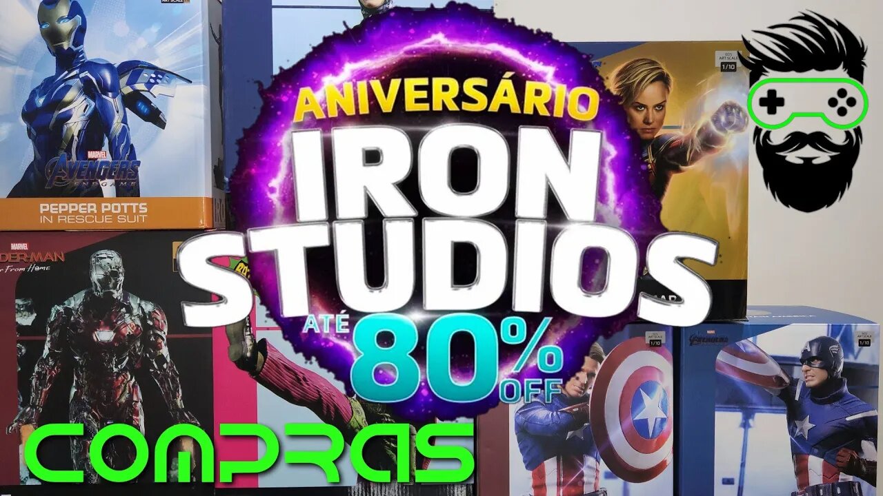 Aquisições - Promoção de Aniversário Iron Studios (Preview)