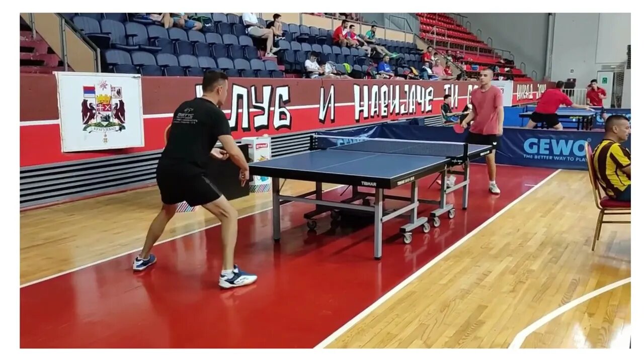 The Backahand Topspin Serve From Forehand Side Of The Table