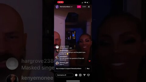 Candiace Dillard & Chris Bassett Live #rhop #bravotv
