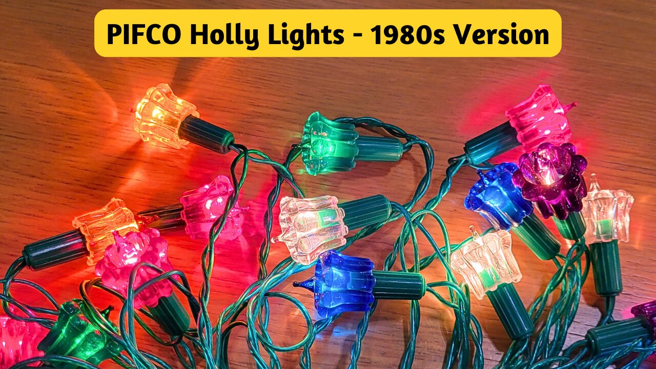 PIFCO Holly Lights - 1980s