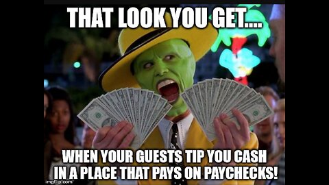 ALWAYS tip in CA$H!!!