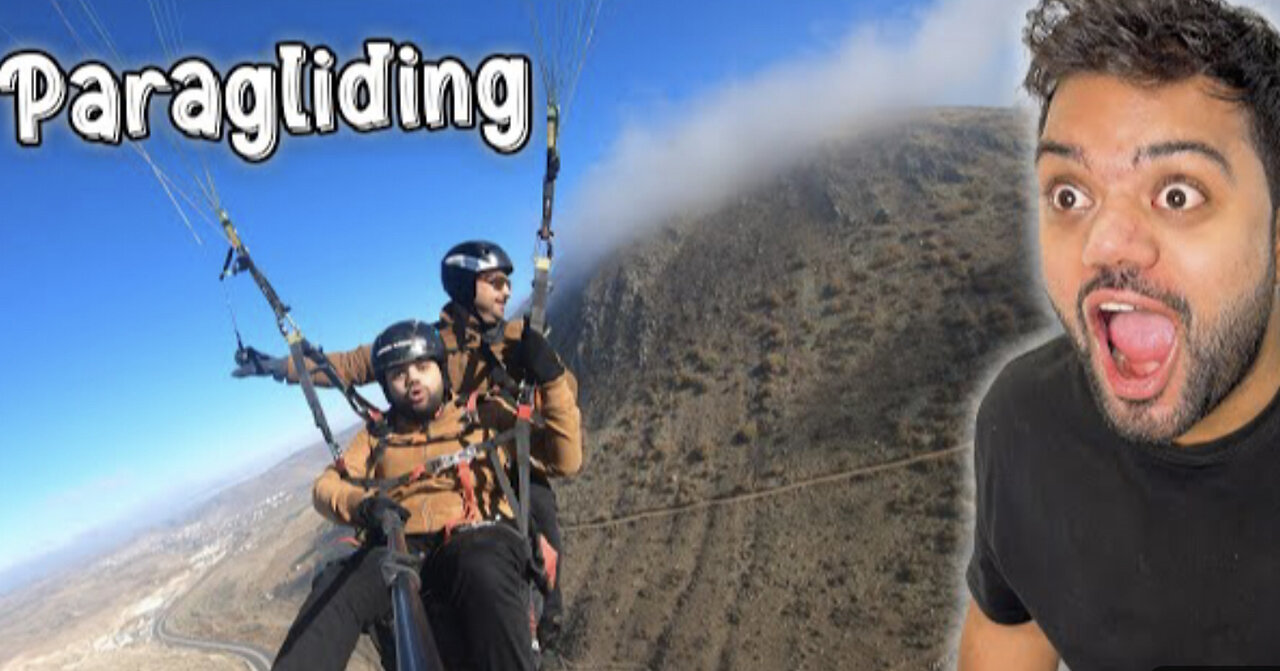 Paragliding karli 🪂| Mountain se jump mardi 😱