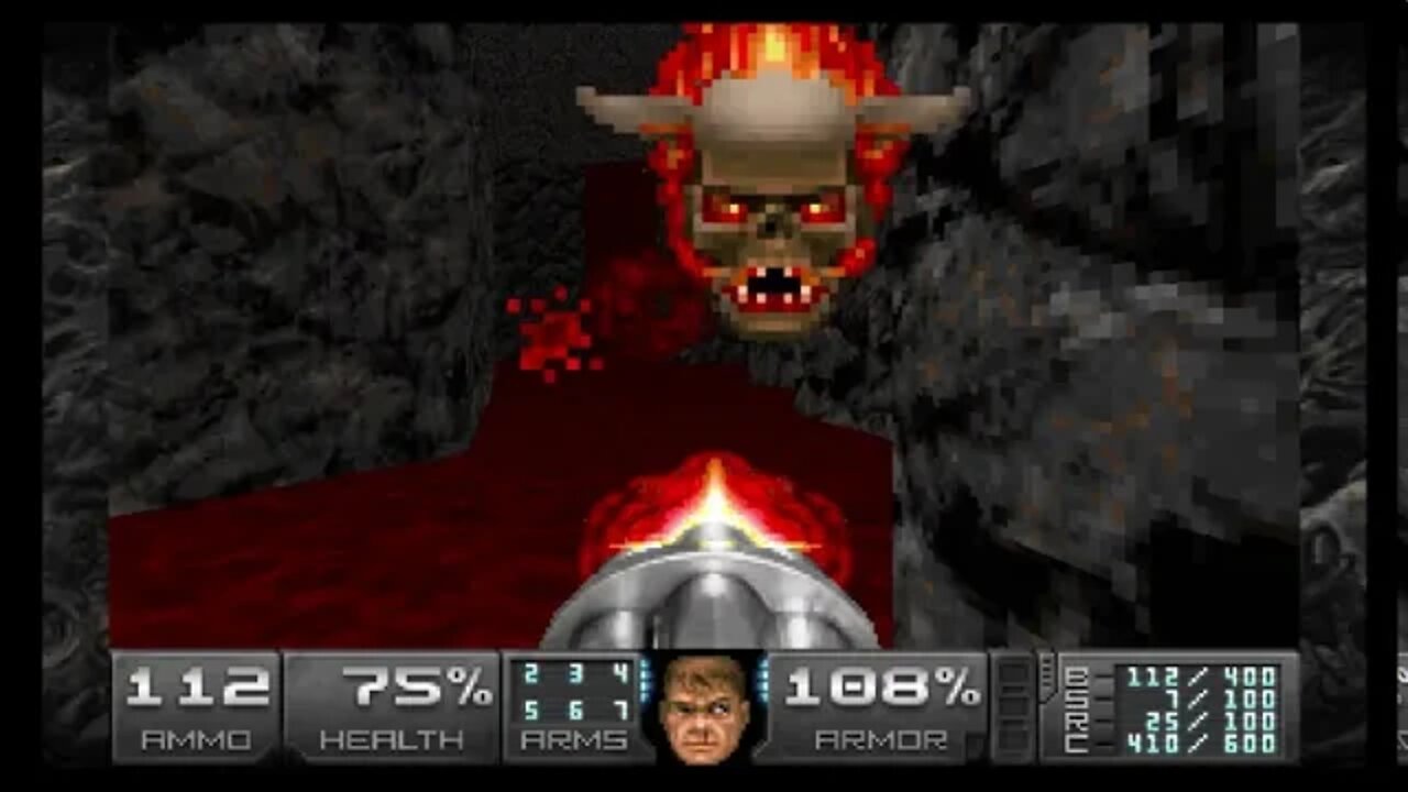 Doom 2: Back To Saturn X Episode 1 (Switch Add-On) - Map 19: Christmas Golf Asphyxiation (UV-Max)