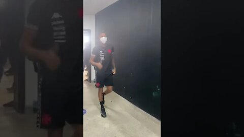 Vasco chegando ao Engenhão para enfrentar o Flamengo