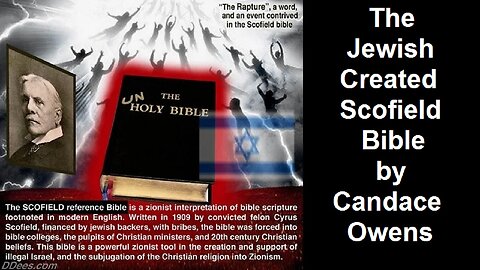 The Jewish Created Scofield Bible by Candace Owens