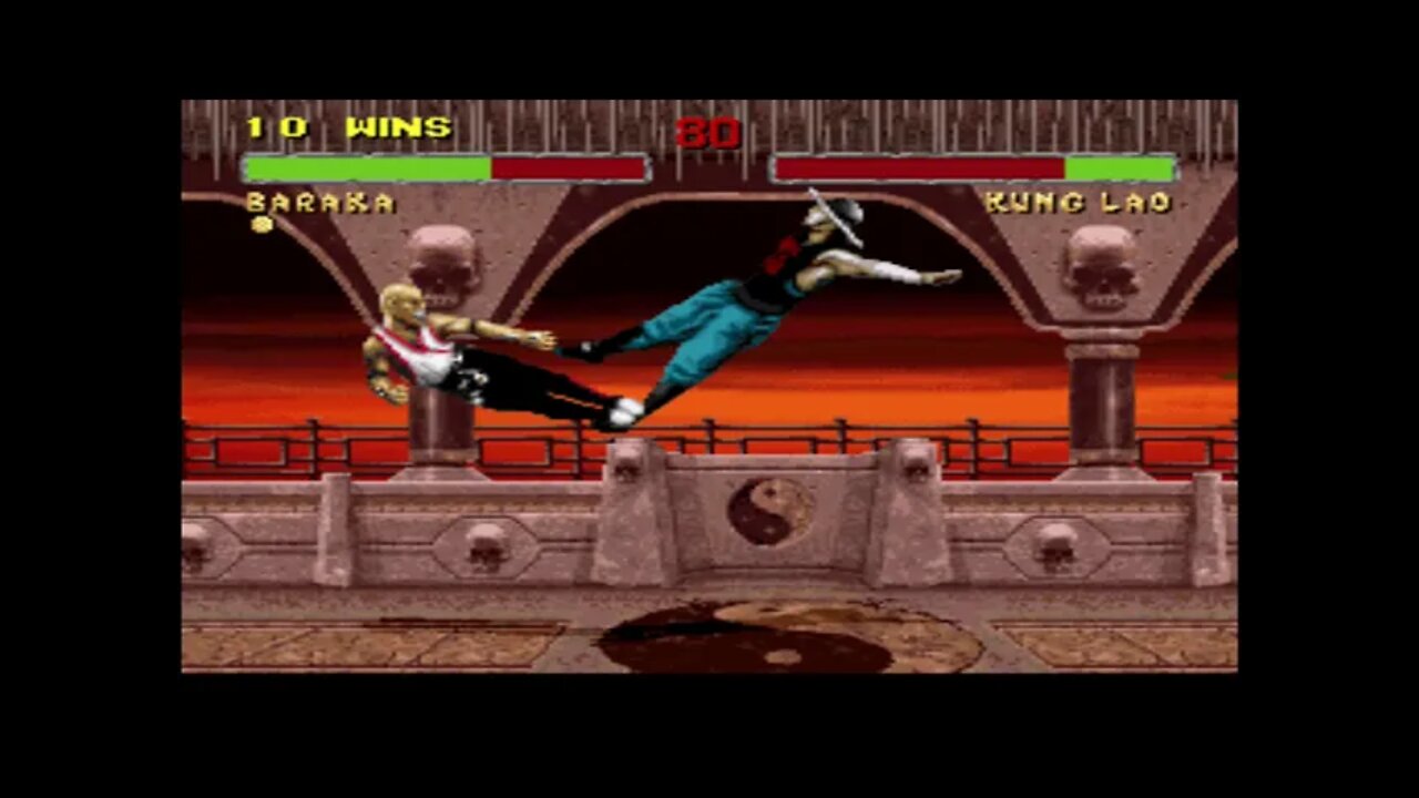 [Replay] Mortal Kombat II (SNES) - Baraka - Very Hard - No Continues