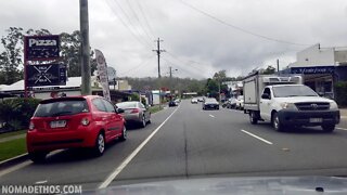 Driving through Canungra - The Gold Coast Hinterland