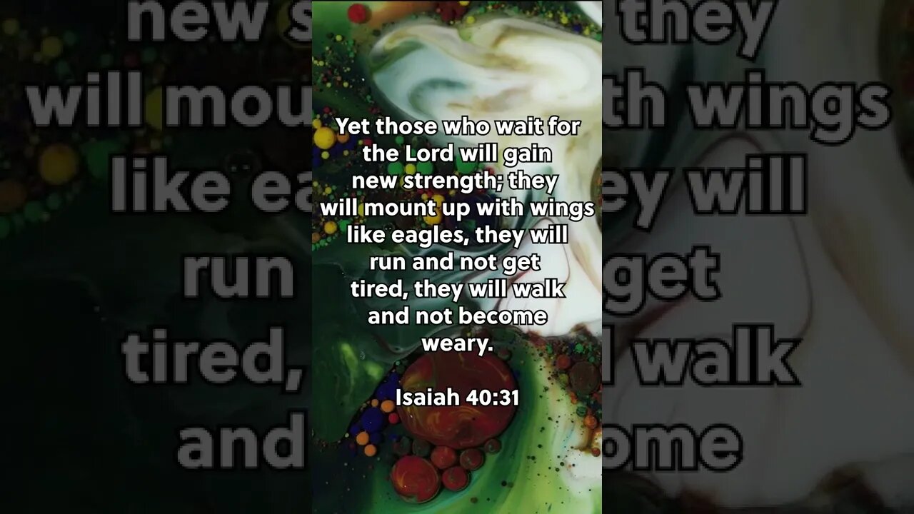 Unleash God’s Power! * Isaiah 40:31 * Today's Verses