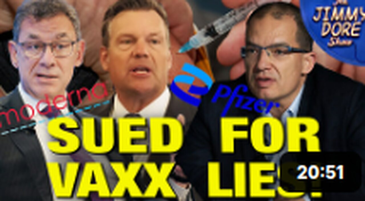 Kansas SUES Pfizer & Moderna For LYING About Vaxx Effectiveness!