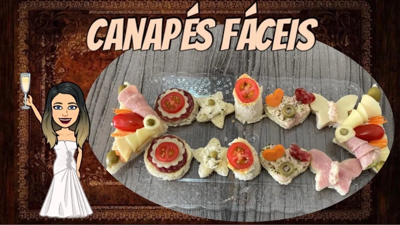 [ANO NOVO] 6 Canapés Incríveis e Fáceis | Os Ingredientes você tem na geladeira | Sucesso na Ceia