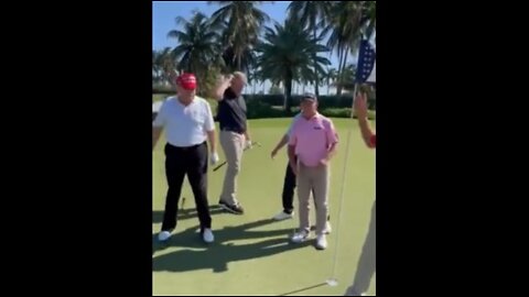 Trump's Hole-In-One Witnessed By Pro Golfers