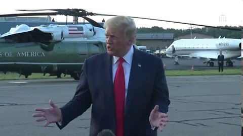 President Trump Delivers Remarks Upon Departure