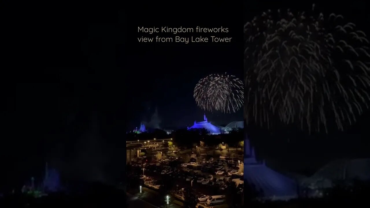 MAGIC KINGDOM FIREWORKS 💥 #magickingdom #fireworks #baylake #shorts #disneyfireworks 💥