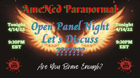 AmeNed Presents Open Panel Night