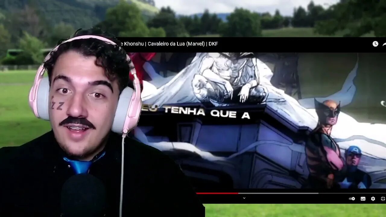 PASTOR REACT Punhos de Khonshu | Cavaleiro da Lua (Marvel) | DKF