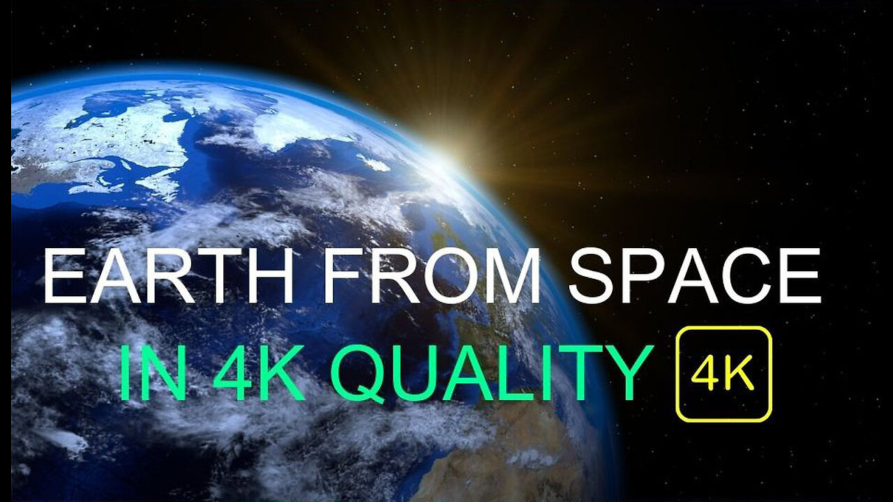 Nasa Satellite viewof Earth from space 4K quality