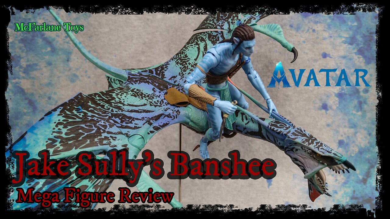 Avatar Jake Sully's Banshee BOB McFarlane Toys Mega Figure Review