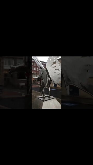 Mothman Statue - Point Pleasant West Virginia