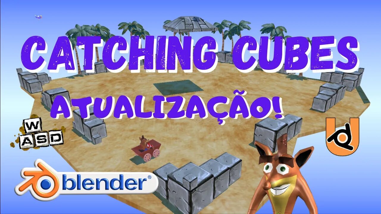 UPBGE - Catching Cubes ATUALIZAÇÃO!