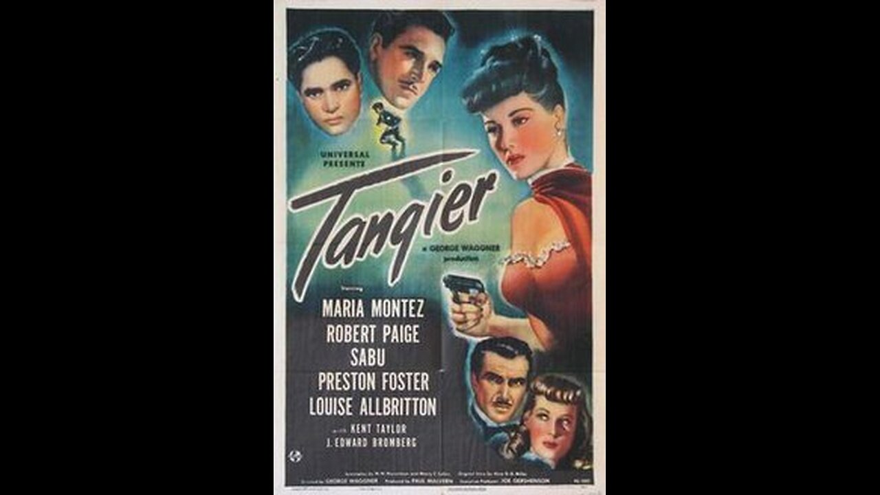 Tangier 1946 Robert Paige, Maria Montez, Preston Foster & Sabu