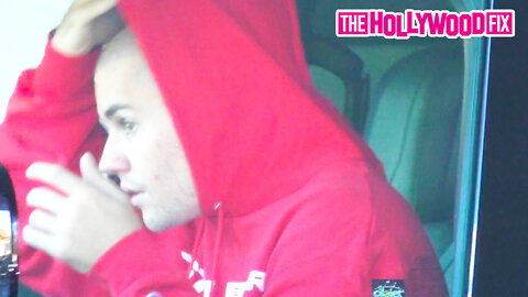 Justin Bieber Shows Off His Newly Shaved Head When Spotted Running Errands In Beverly Hills, CA