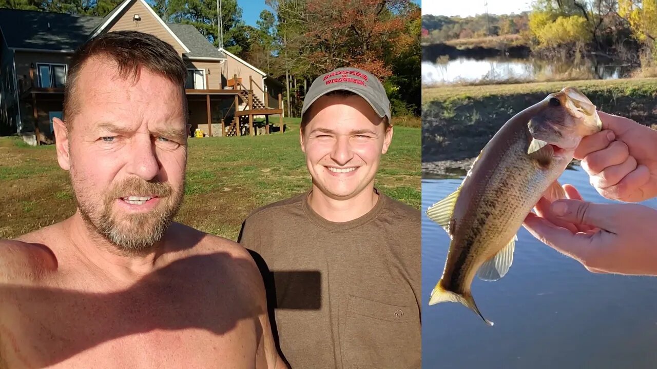 Southern Illinois bass fishing-Father and son bass fishing time