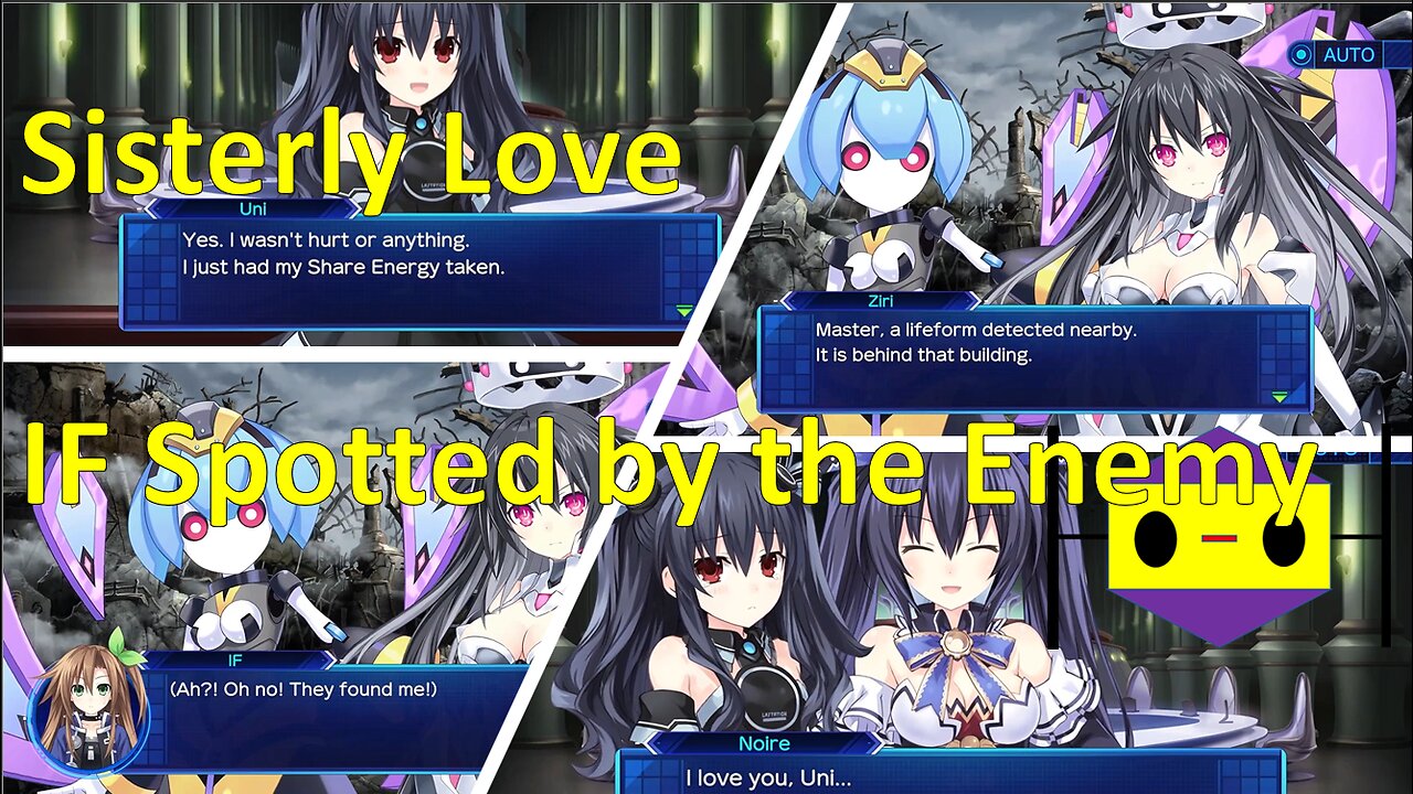 Noire Loves Uni - Neptunia: Sisters Vs. Sisters