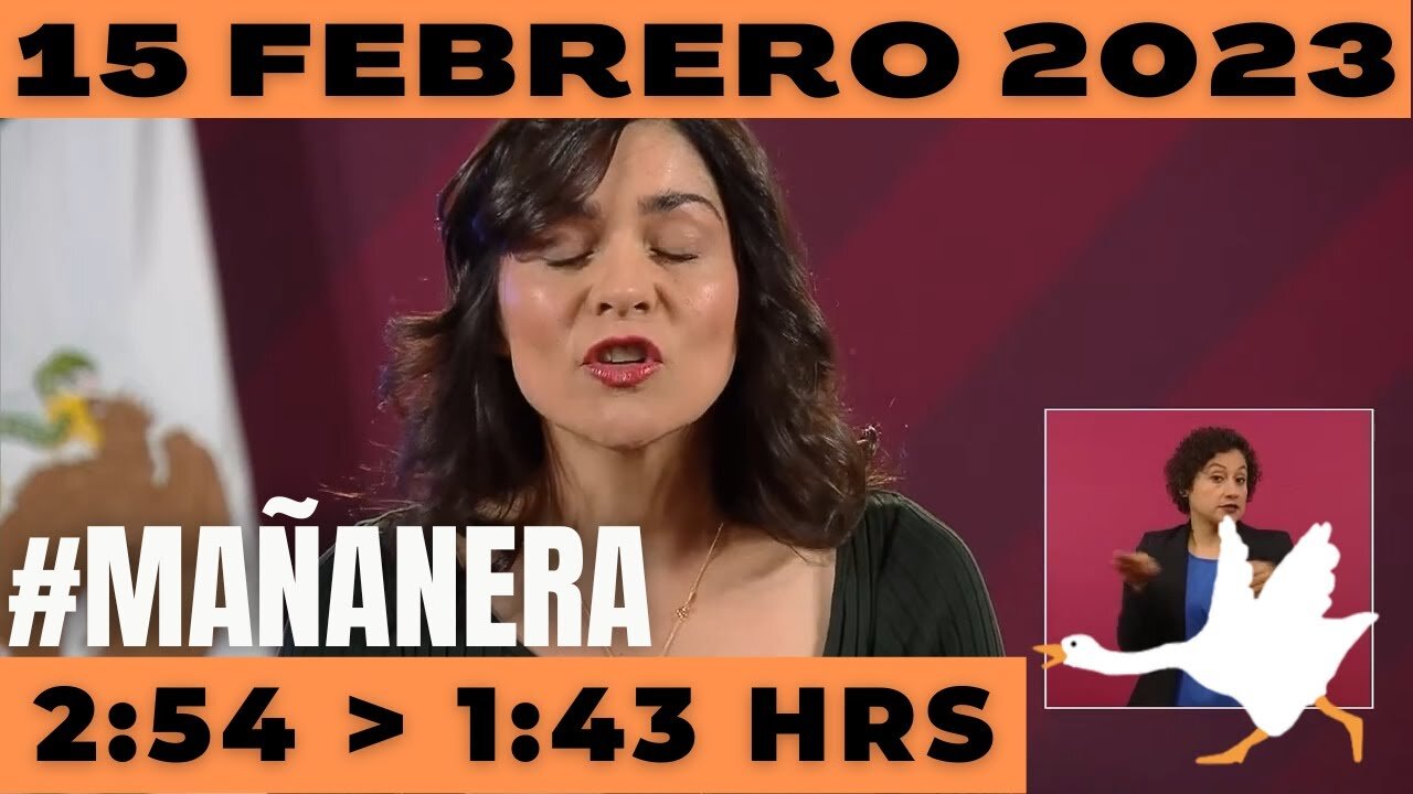 💩🐣👶 #AMLITO | Mañanera Miércoles 15 de Febrero 2023 | El gansito veloz de 2:54 a 1:43.