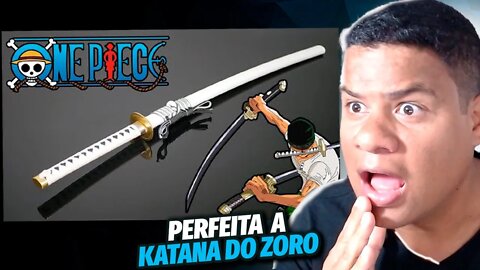 ELE FEZ UMA KATANA DO ZORO (One Piece)| React Anime Pro