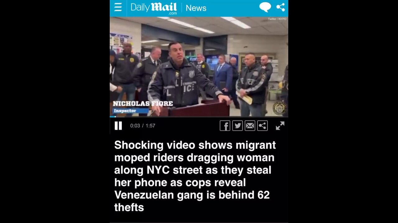 Illegal migrants steal a woman’s cell phone and is dragged