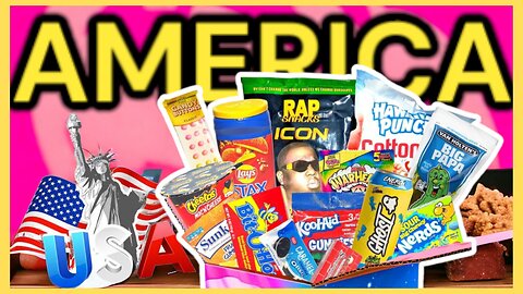 British IDIOT Tries American Snacks! (Mystery Snack box)