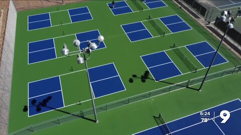 New pickleball courts at Himmel Park